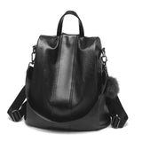 Leather Women Backpack