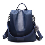 Leather Women Backpack