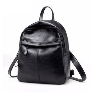 Leather Women Backpack